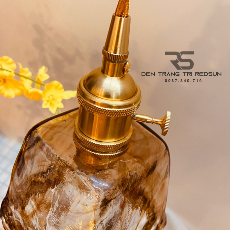 Đèn Thả Thủy Tinh Hiện Đại Phòng Khách, Phòng Ngủ, Bàn Ăn Phong Cách Retro CDT-1037