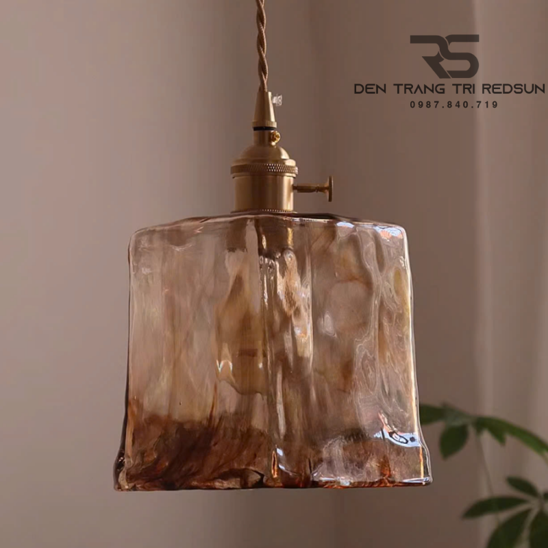 Đèn Thả Thủy Tinh Hiện Đại Phòng Khách, Phòng Ngủ, Bàn Ăn Phong Cách Retro CDT-1037