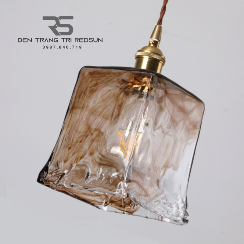 Đèn Thả Thủy Tinh Hiện Đại Phòng Khách, Phòng Ngủ, Bàn Ăn Phong Cách Retro CDT-1037