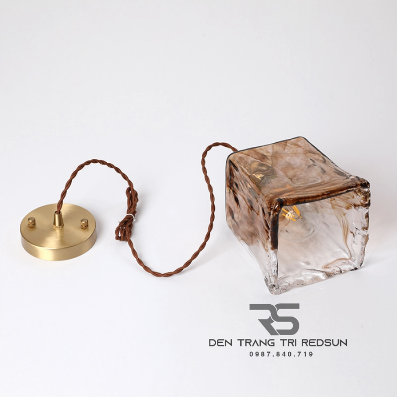 Đèn Thả Thủy Tinh Hiện Đại Phòng Khách, Phòng Ngủ, Bàn Ăn Phong Cách Retro CDT-1037