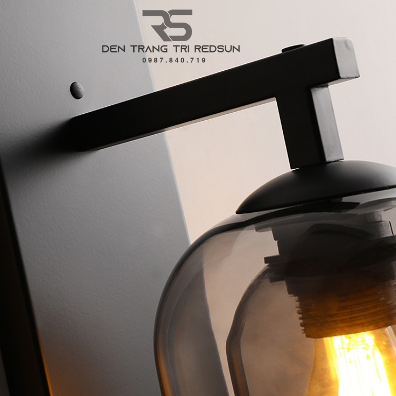 Đèn Tường Hiện Đại Trang Trí Phòng Khách, Phòng Ngủ Phong Cách Bắc Âu Chóa Thủy Tinh DT-1040