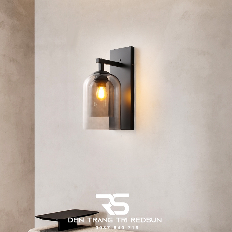 Đèn Tường Hiện Đại Trang Trí Phòng Khách, Phòng Ngủ Phong Cách Bắc Âu Chóa Thủy Tinh DT-1040