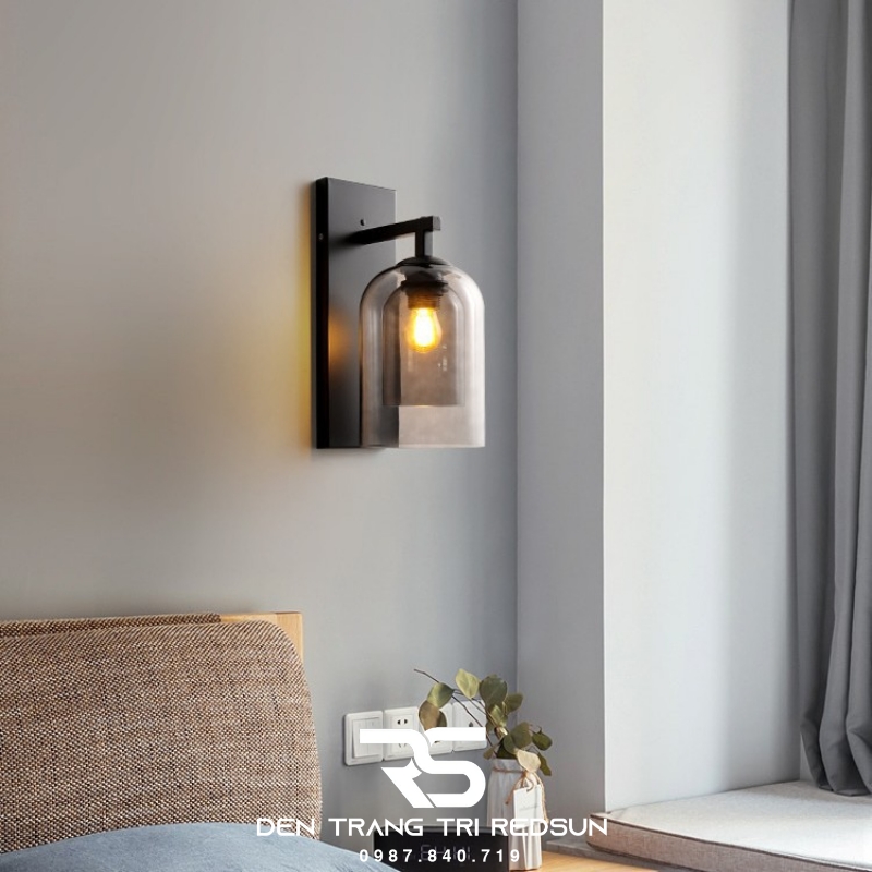 Đèn Tường Hiện Đại Trang Trí Phòng Khách, Phòng Ngủ Phong Cách Bắc Âu Chóa Thủy Tinh DT-1040