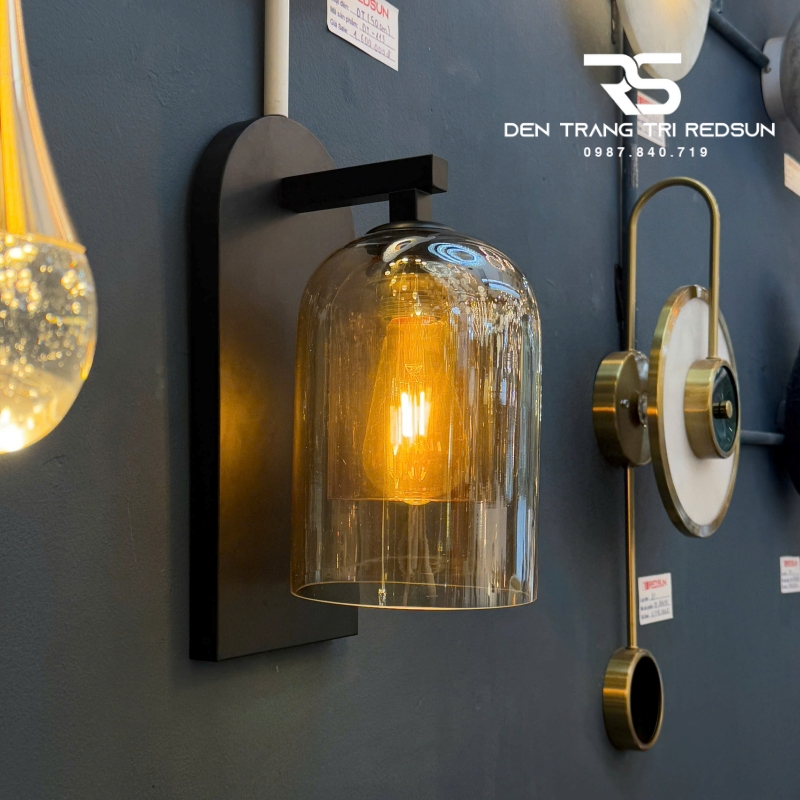 Đèn Tường Hiện Đại Trang Trí Phòng Khách, Phòng Ngủ Phong Cách Bắc Âu Chóa Thủy Tinh DT-1040