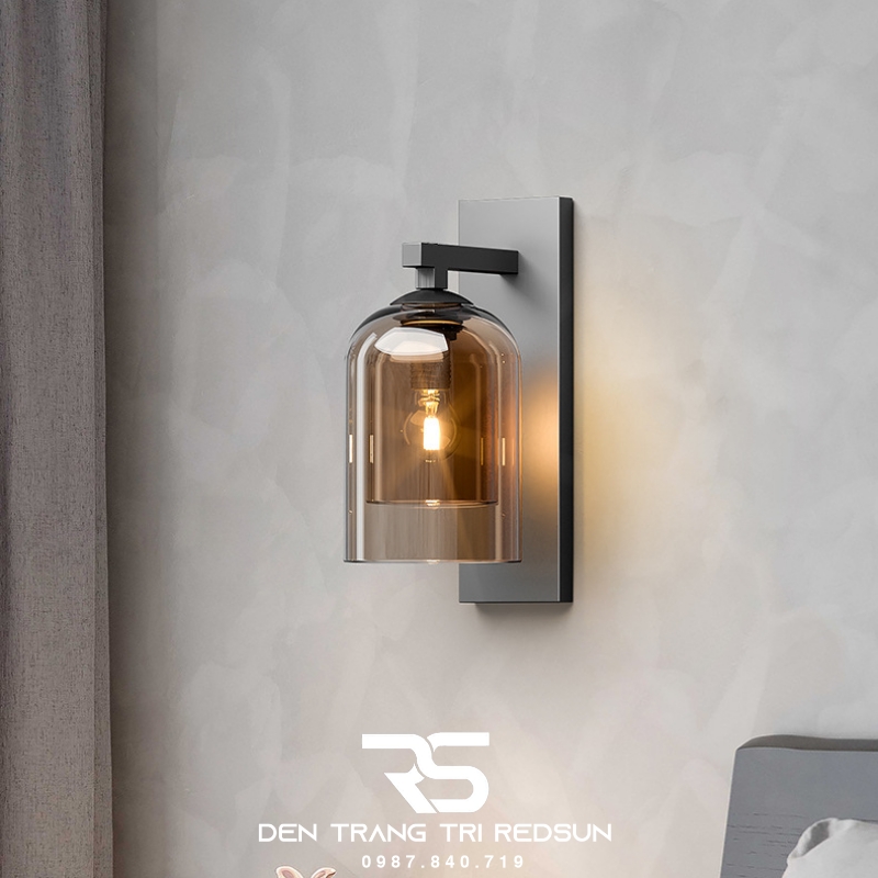 Đèn Tường Hiện Đại Trang Trí Phòng Khách, Phòng Ngủ Phong Cách Bắc Âu Chóa Thủy Tinh DT-1040