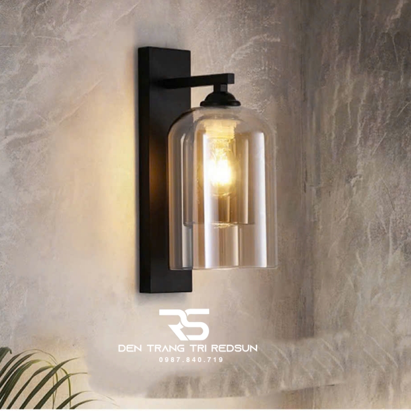 Đèn Tường Hiện Đại Trang Trí Phòng Khách, Phòng Ngủ Phong Cách Bắc Âu Chóa Thủy Tinh DT-1040