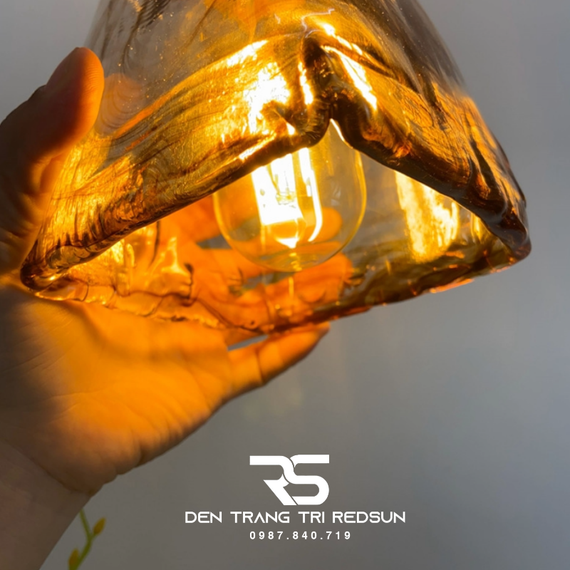 Đèn Thả Thủy Tinh Hiện Đại Phòng Khách, Phòng Ngủ, Bàn Ăn Phong Cách Retro CDT-1037