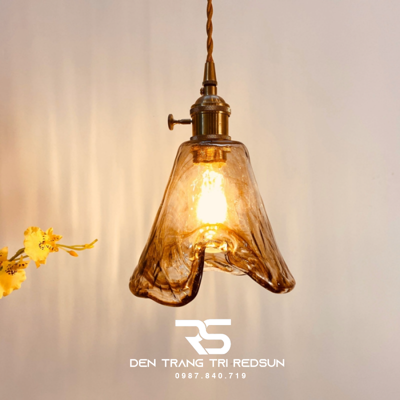 Đèn Thả Thủy Tinh Hiện Đại Phòng Khách, Phòng Ngủ, Bàn Ăn Phong Cách Retro CDT-1037