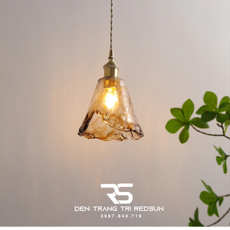 Đèn Thả Thủy Tinh Hiện Đại Phòng Khách, Phòng Ngủ, Bàn Ăn Phong Cách Retro CDT-1037
