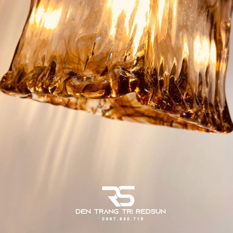 Đèn Thả Thủy Tinh Hiện Đại Phòng Khách, Phòng Ngủ, Bàn Ăn Phong Cách Retro CDT-1037