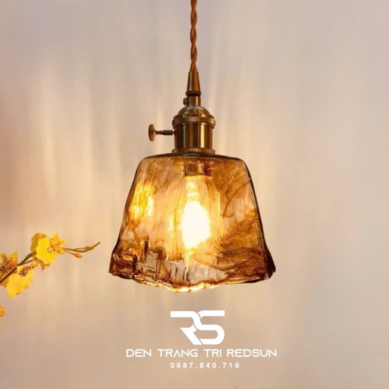 Đèn Thả Thủy Tinh Hiện Đại Phòng Khách, Phòng Ngủ, Bàn Ăn Phong Cách Retro CDT-1037
