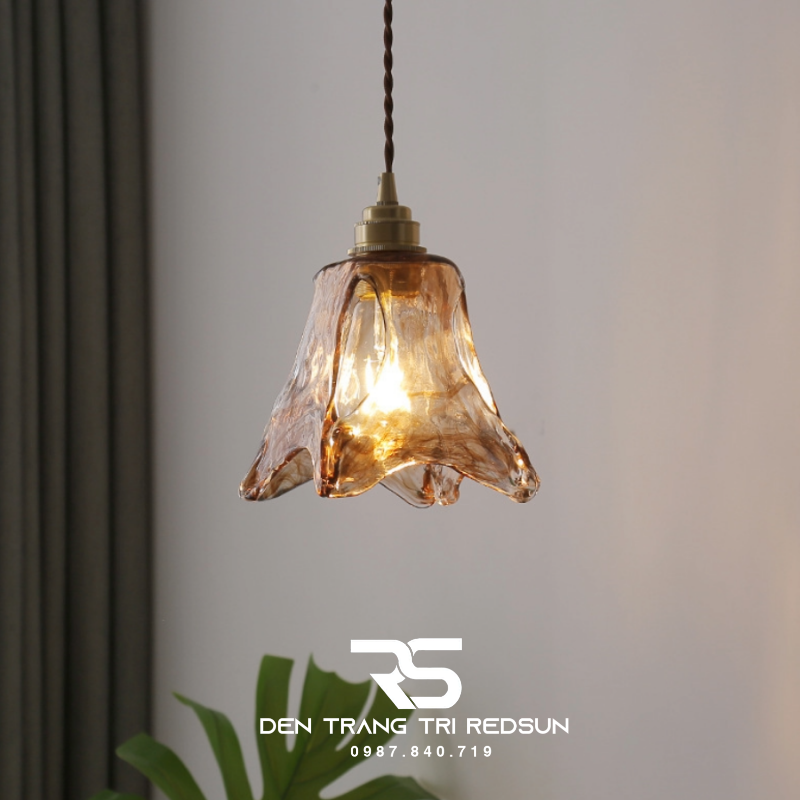 Đèn Thả Thủy Tinh Hiện Đại Phòng Khách, Phòng Ngủ, Bàn Ăn Phong Cách Retro CDT-1037
