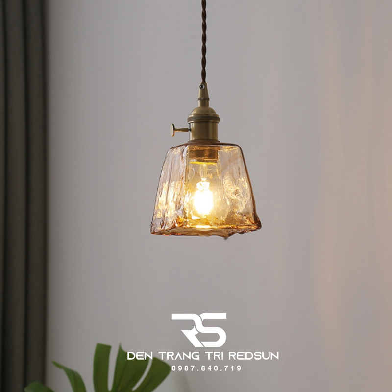 Đèn Thả Thủy Tinh Hiện Đại Phòng Khách, Phòng Ngủ, Bàn Ăn Phong Cách Retro CDT-1037
