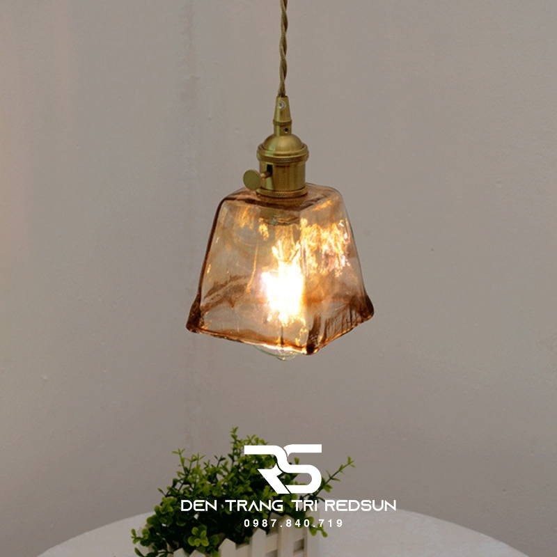 Đèn Thả Thủy Tinh Hiện Đại Phòng Khách, Phòng Ngủ, Bàn Ăn Phong Cách Retro CDT-1037