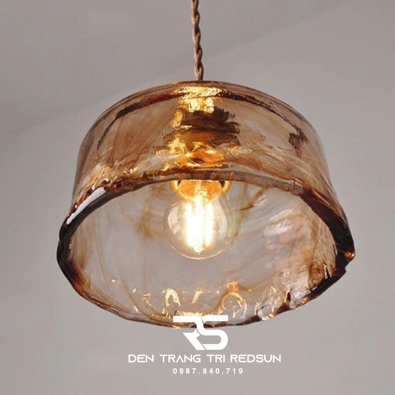 Đèn Thả Thủy Tinh Hiện Đại Phòng Khách, Phòng Ngủ, Bàn Ăn Phong Cách Retro CDT-1037