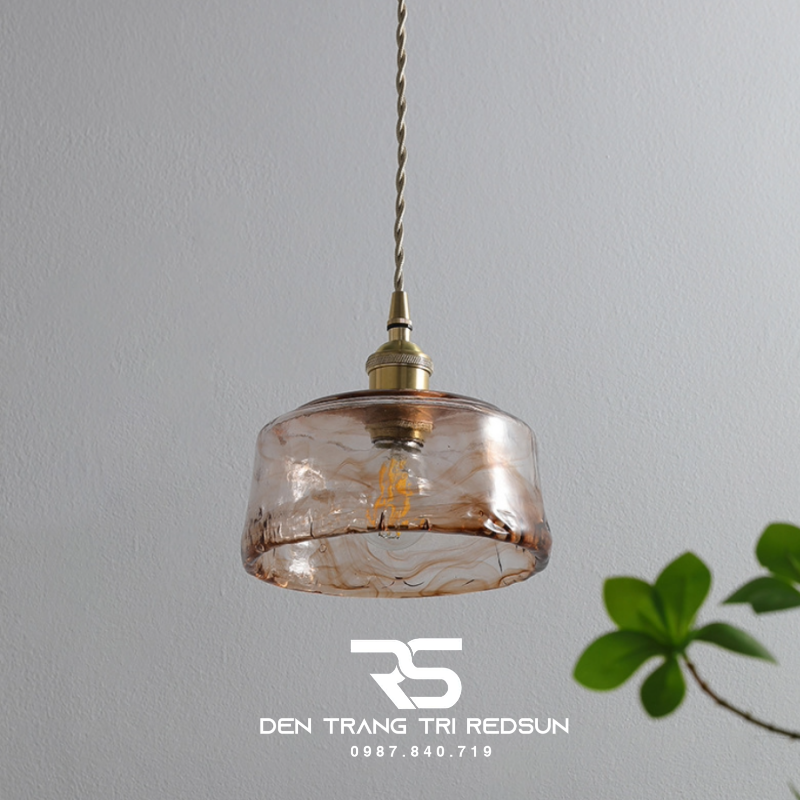 Đèn Thả Thủy Tinh Hiện Đại Phòng Khách, Phòng Ngủ, Bàn Ăn Phong Cách Retro CDT-1037