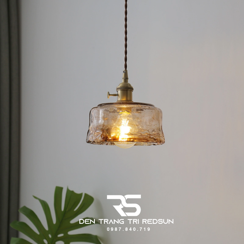 Đèn Thả Thủy Tinh Hiện Đại Phòng Khách, Phòng Ngủ, Bàn Ăn Phong Cách Retro CDT-1037