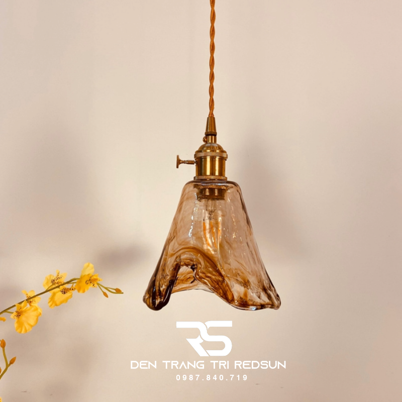 Đèn Thả Thủy Tinh Hiện Đại Phòng Khách, Phòng Ngủ, Bàn Ăn Phong Cách Retro CDT-1037
