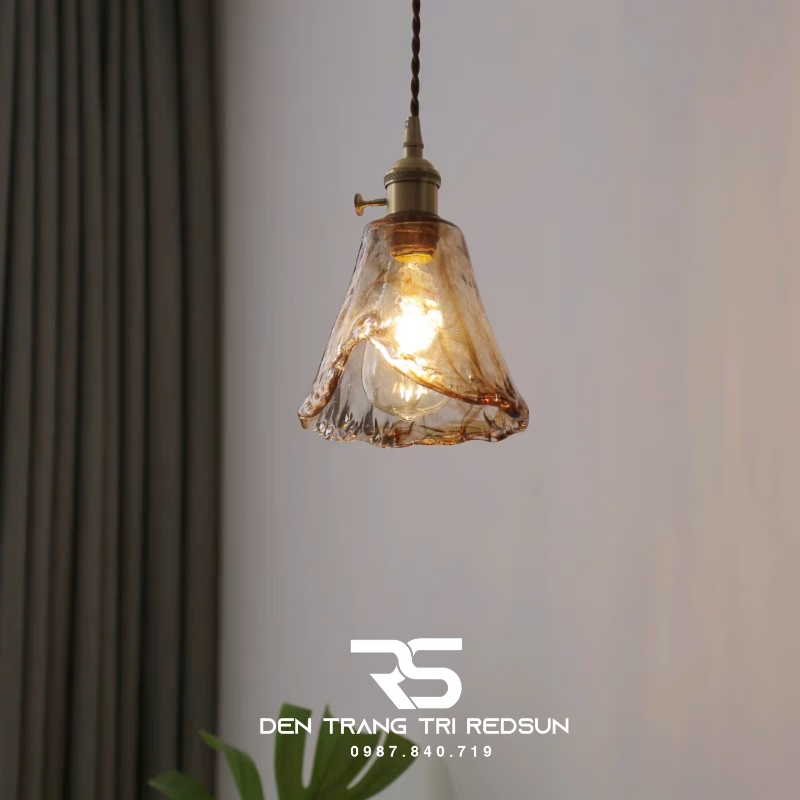 Đèn Thả Thủy Tinh Hiện Đại Phòng Khách, Phòng Ngủ, Bàn Ăn Phong Cách Retro CDT-1037