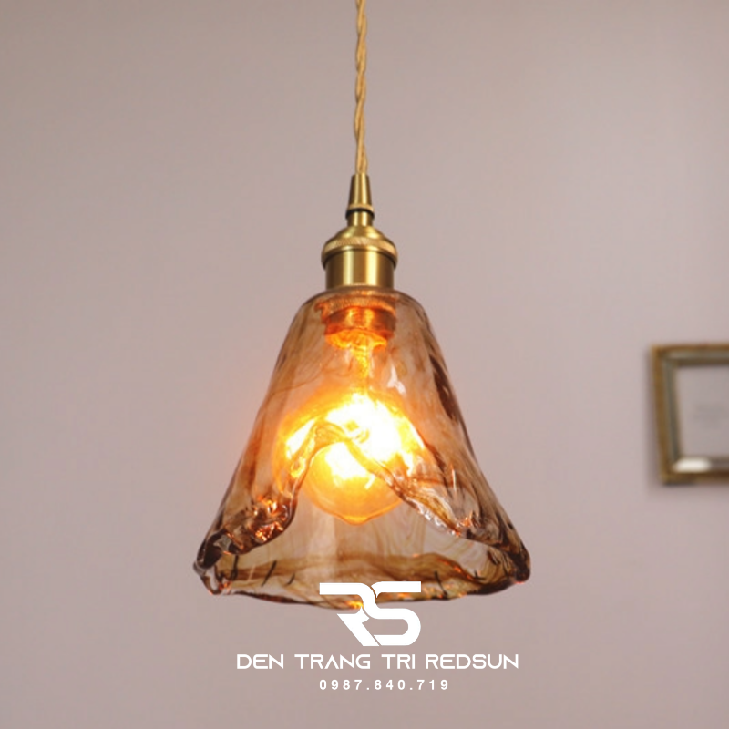 Đèn Thả Thủy Tinh Hiện Đại Phòng Khách, Phòng Ngủ, Bàn Ăn Phong Cách Retro CDT-1037