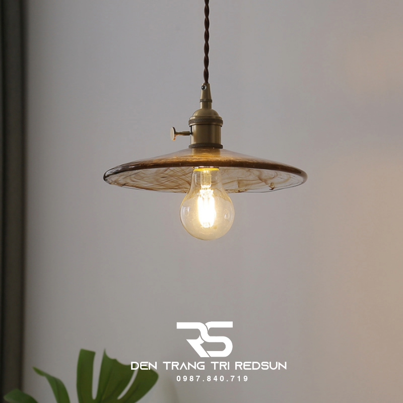 Đèn Thả Thủy Tinh Hiện Đại Phòng Khách, Phòng Ngủ, Bàn Ăn Phong Cách Retro CDT-1037