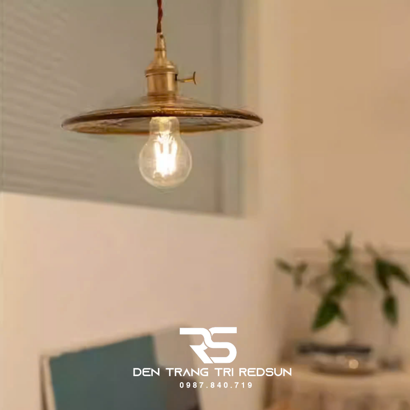 Đèn Thả Thủy Tinh Hiện Đại Phòng Khách, Phòng Ngủ, Bàn Ăn Phong Cách Retro CDT-1037