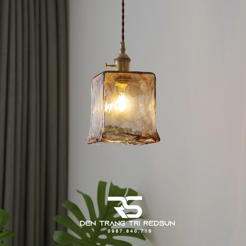 Đèn Thả Thủy Tinh Hiện Đại Phòng Khách, Phòng Ngủ, Bàn Ăn Phong Cách Retro CDT-1037