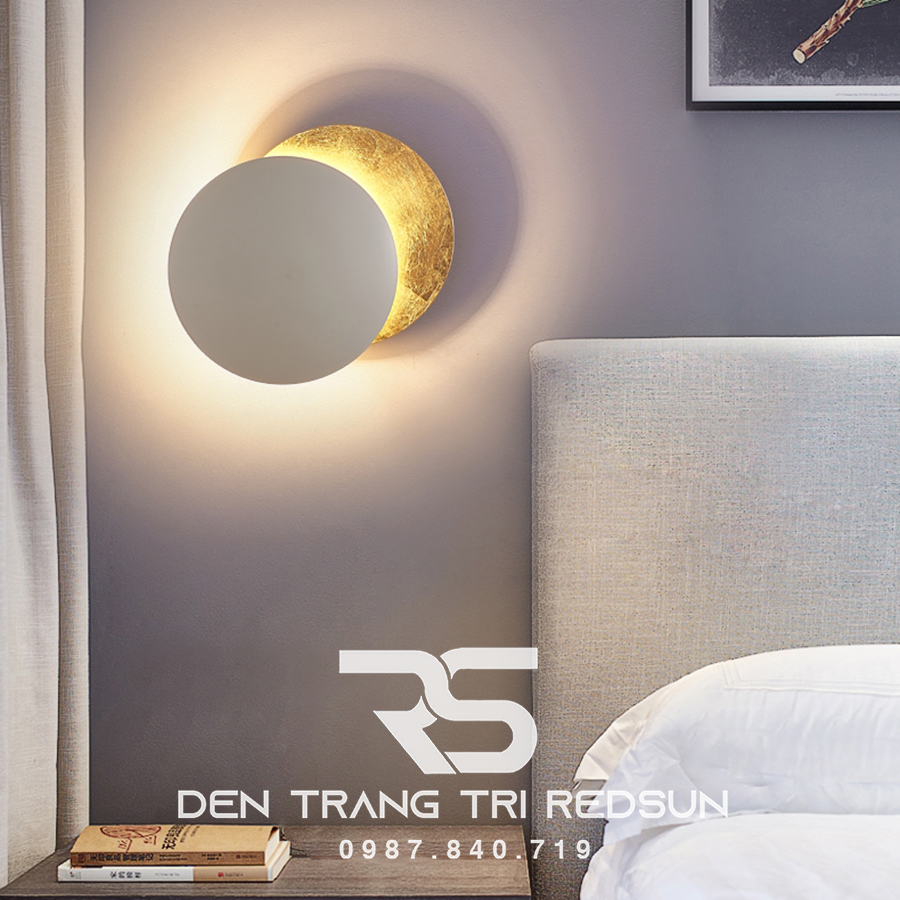 Đèn Tường Trang Trí Phòng Khách, Phòng Ngủ, Cầu Thang Nguyệt Thực Phong Cách Bắc Âu  DT-116