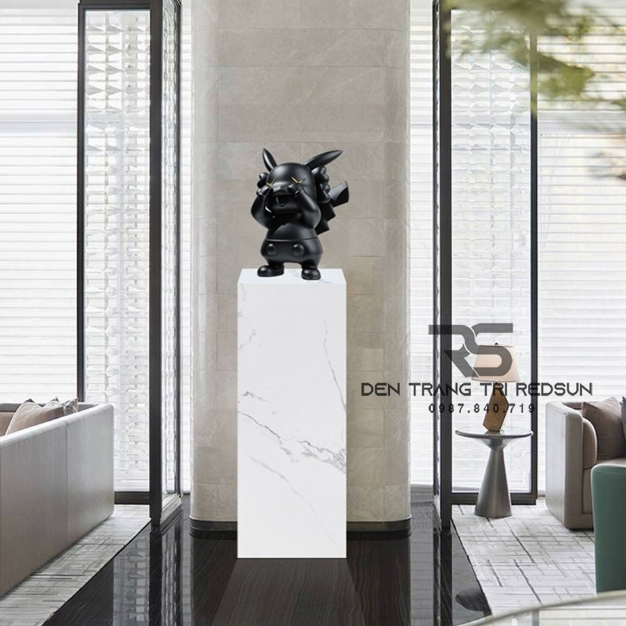 Bệ Đá Cẩm Thạch Nhân Tạo Trang Trí Nội Thất Phong Cách Bắc Âu - BTT