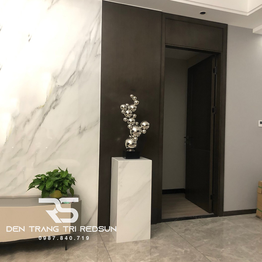 Bệ Đá Cẩm Thạch Nhân Tạo Trang Trí Nội Thất Phong Cách Bắc Âu - BTT