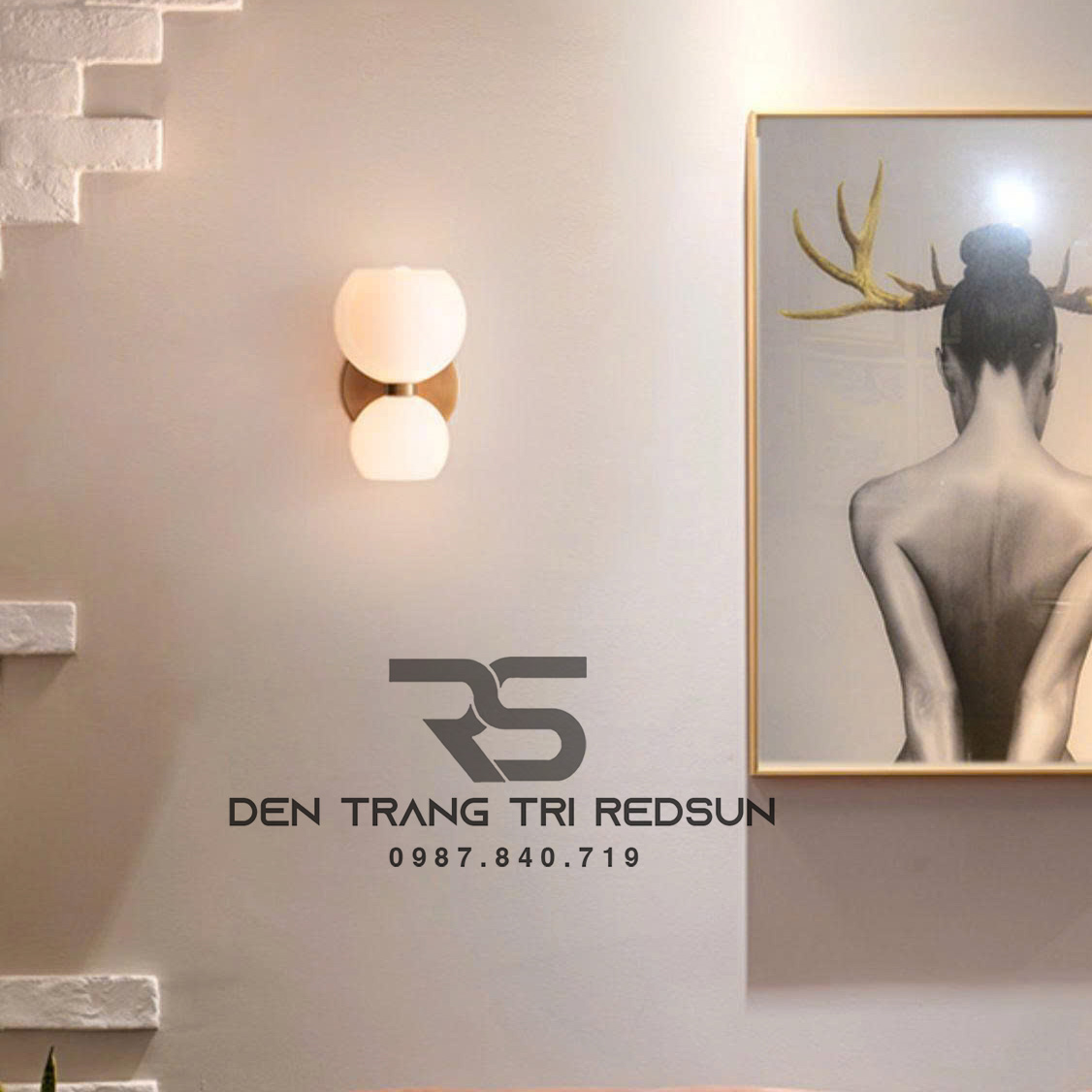 Đèn Tường Trang Trí Phòng Khách, Phòng Ngủ, Cầu Thang Hiện Đại Phong Cách Bắc Âu DT-1045