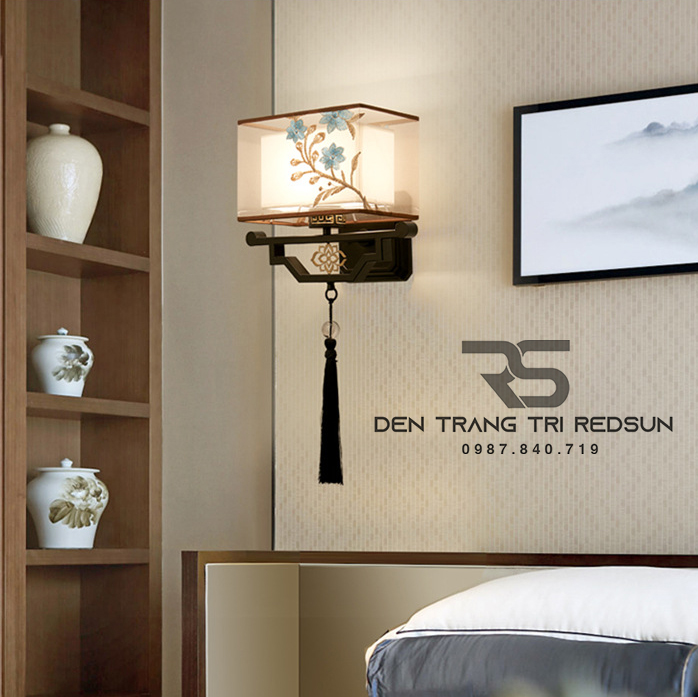 Đèn Tường Phòng Khách, Phòng Ngủ, Hành Lang Phong Cách Indochine DT-I008