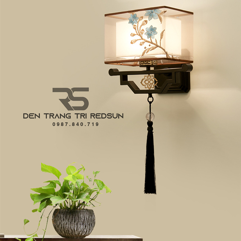 Đèn Tường Phòng Khách, Phòng Ngủ, Hành Lang Phong Cách Indochine DT-I008