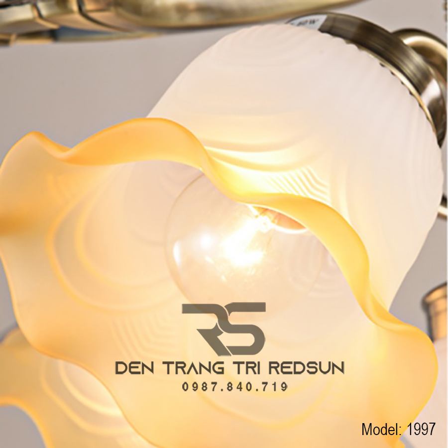 Quạt Trần Đèn Trang Trí Phòng Khách, Phòng Ngủ - 1997