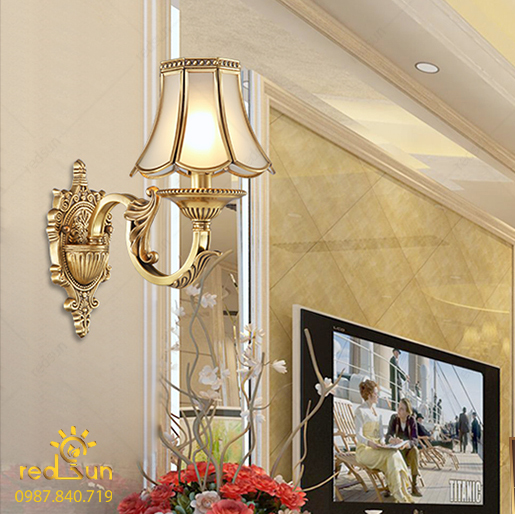 Đèn Tường Trang Trí Phòng Khách, Cầu Thang Chao Thuỷ Tinh DT-C6023