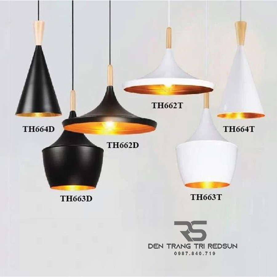 Đèn Thả Chao Hiện Đại Lắp Phòng Bếp, Phòng Ngủ, Quán Cà Phê, Nhà Hàng TH662, TH663, TH664