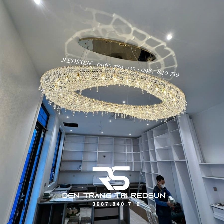 Đèn Thả Pha Lê Phòng Khách, Bàn Ăn, Bàn Đảo Hiện Đại TPL071