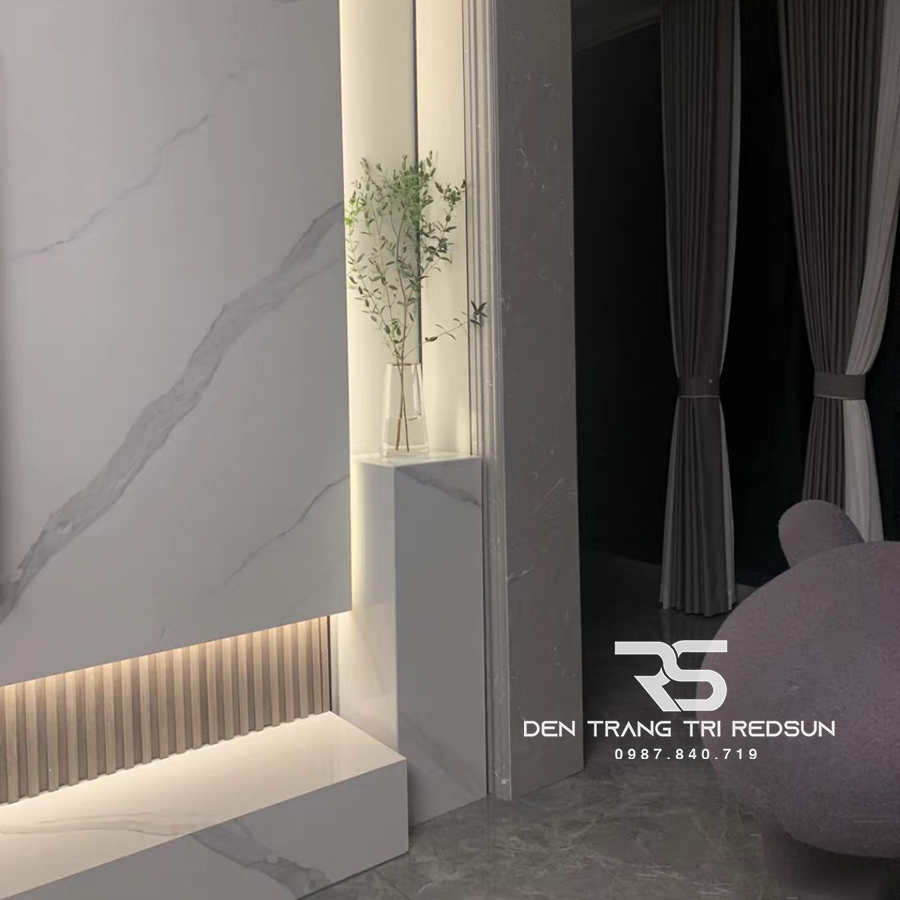 Bệ Đá Cẩm Thạch Nhân Tạo Trang Trí Nội Thất Phong Cách Bắc Âu - BTT