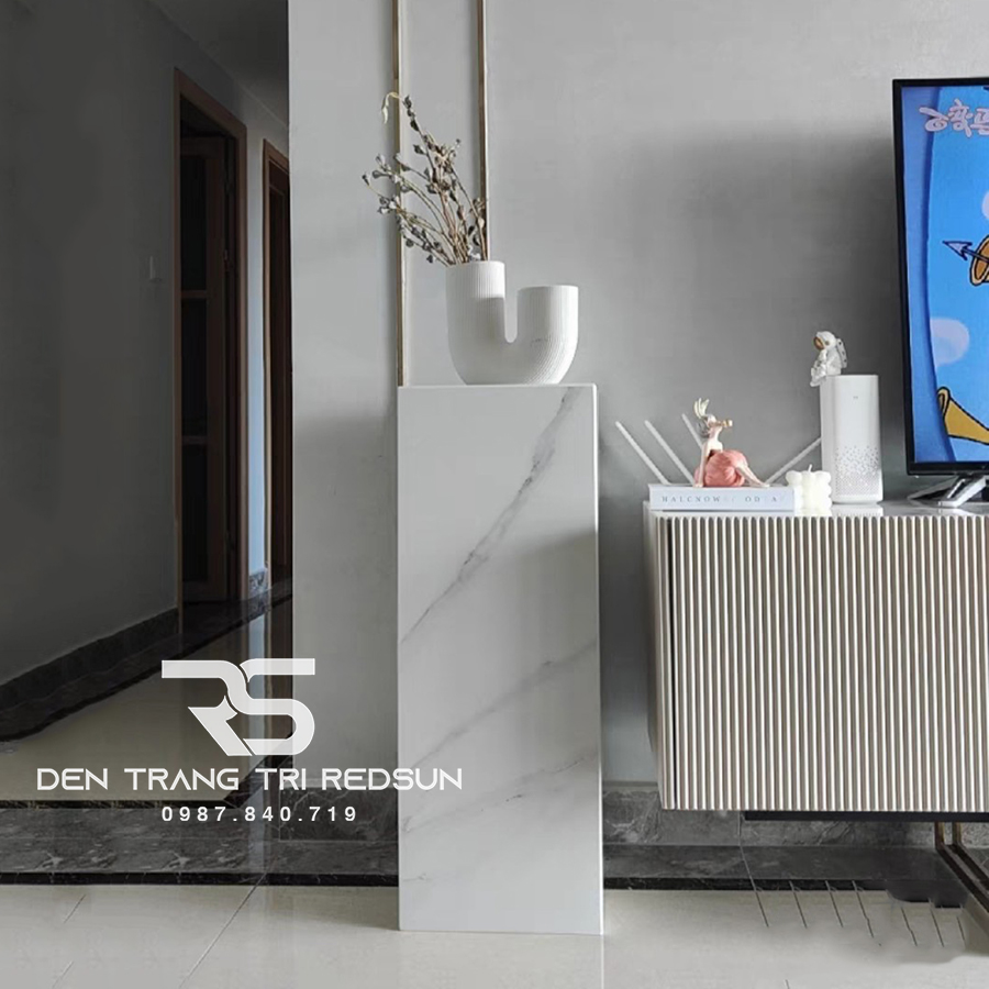 Bệ Đá Cẩm Thạch Nhân Tạo Trang Trí Nội Thất Phong Cách Bắc Âu - BTT