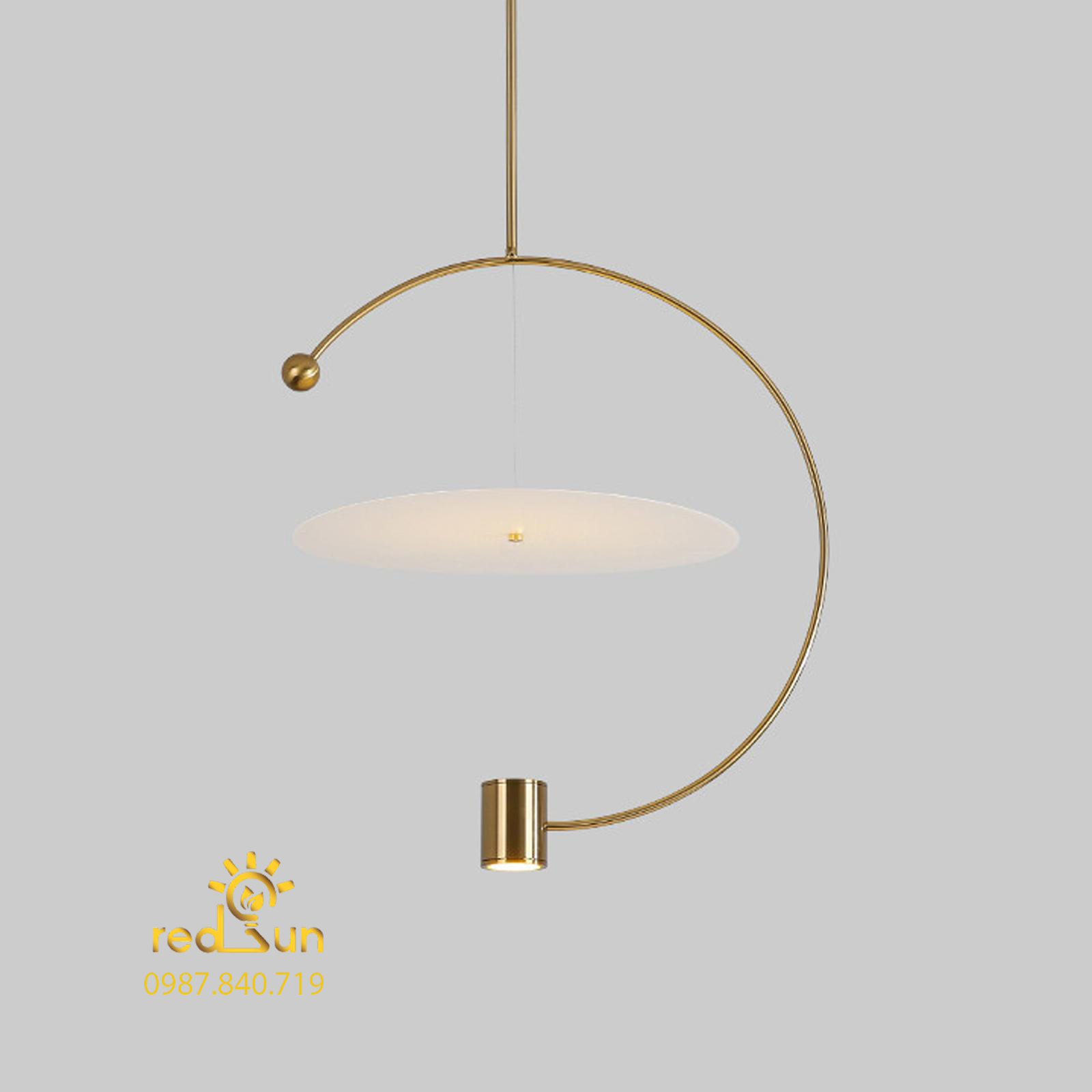 Chao đèn thả đĩa tròn CDT-T001