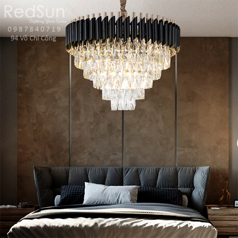 Đèn Chùm Trang Trí Pha Lê 7 Tầng Cao Cấp