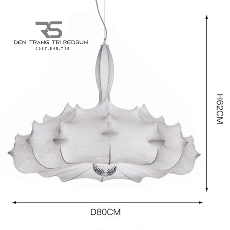 Đèn Chùm Phòng Khách Phong Cách Nhật Bản Wabi-sabi DC-T088