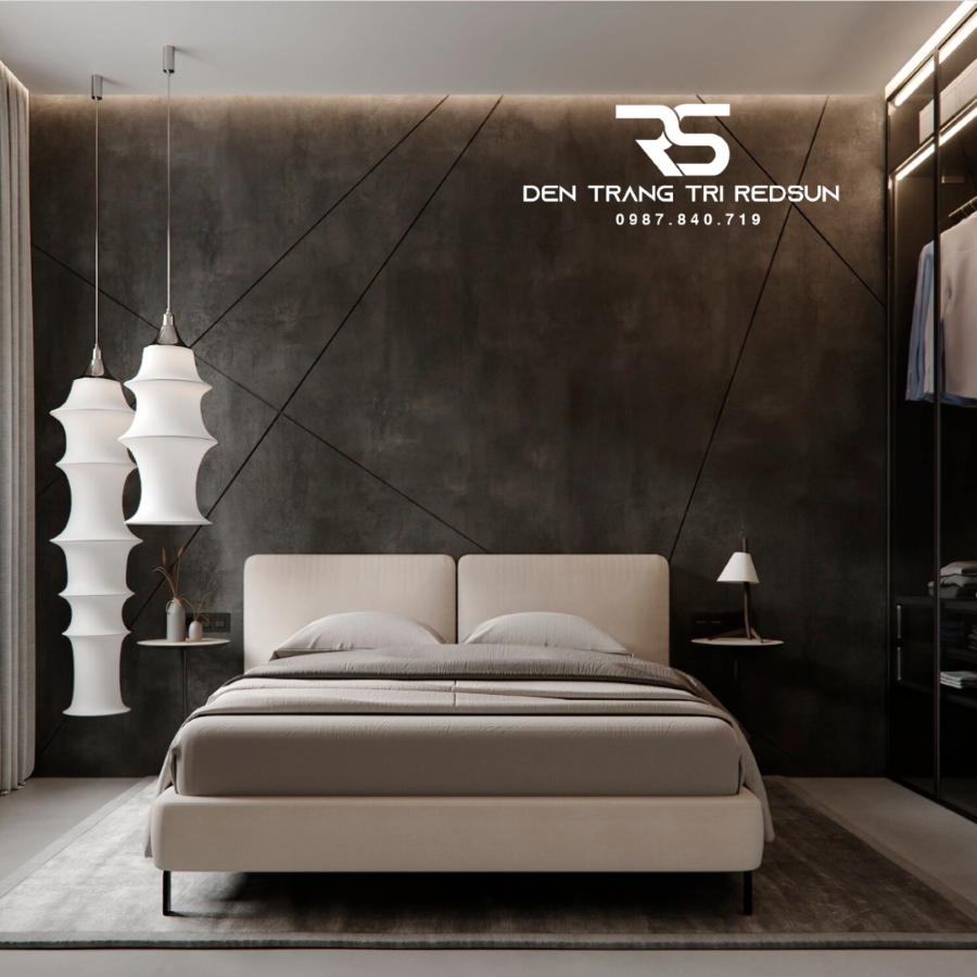 Đèn Thả Lụa Hiện Đại Phong Cách Nhật Bản Wabi-sabi CDT-T058