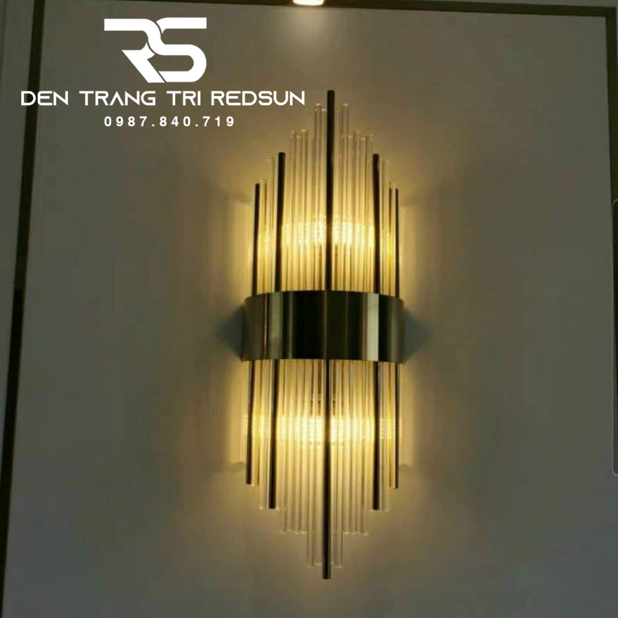 Đèn Tường Pha Lê Trang Trí Phòng Khách Hiện Đại L6002-V