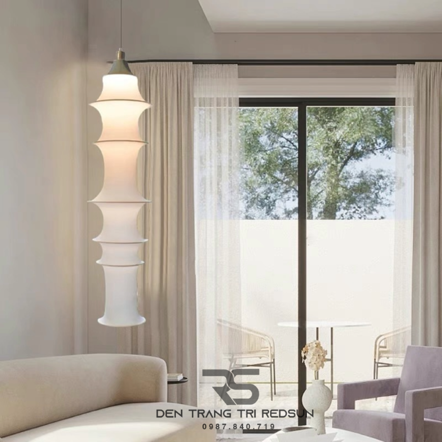 Đèn Thả Lụa Hiện Đại Phong Cách Nhật Bản Wabi-sabi CDT-T058