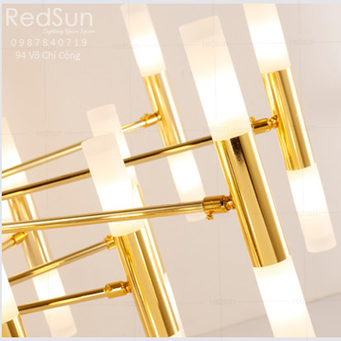 Đèn chùm trang trí nghệ thuật 10 tay R05