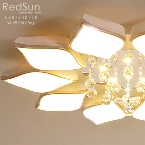 Đèn Mâm Ốp Trần Hiện Đại Trang Trí Pha lê  OT-LAYDY06