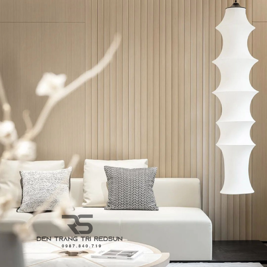 Đèn Thả Lụa Hiện Đại Phong Cách Nhật Bản Wabi-sabi CDT-T058