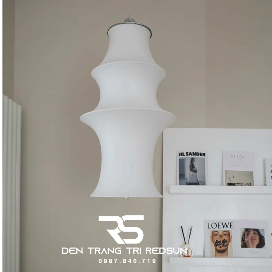 Đèn Thả Lụa Hiện Đại Phong Cách Nhật Bản Wabi-sabi CDT-T058