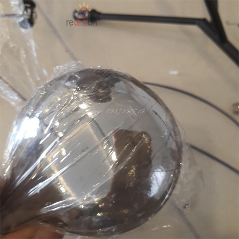 Chùm Here vòng lá thủy tinh khói